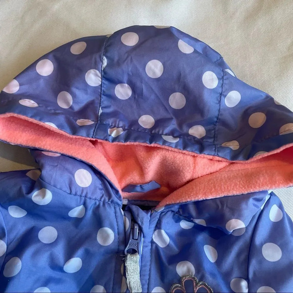 Fog baby girls  polka dot spring jacket blue & white‎ 24 months NWT - Picture 3 of 4